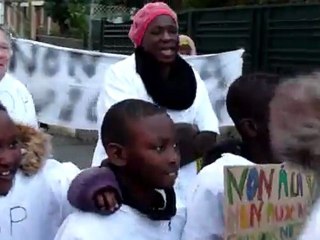 Cité des Tarterets: manifestation contre les incendies