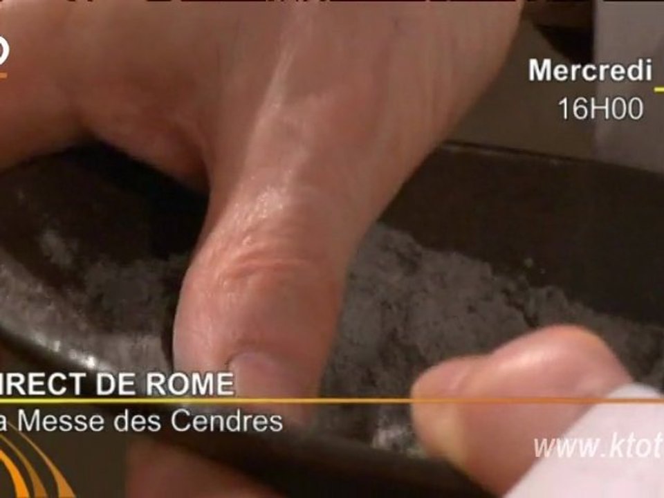 Mercredi des Cendres en direct sur KTO