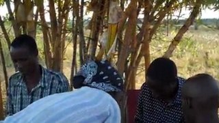 Zambia, Chikumbi: Bednet distribution