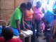 Haiti, Port-au-Prince: Bednet distribution
