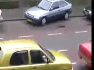 Epic Blonde Woman Parking Fail