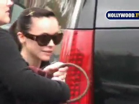 EXCLUSIVE: Christina Ricci Christmas Shops at Saks