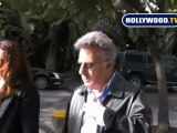 Dustin Hoffman Arrives At The Staples Center in Los Angeles.