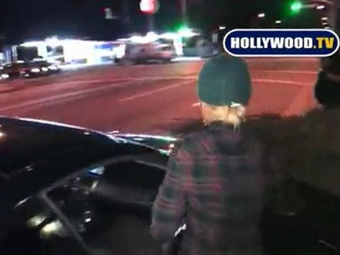 EXCLUSIVE: Christina Aguilera and Hubby At Mozza.