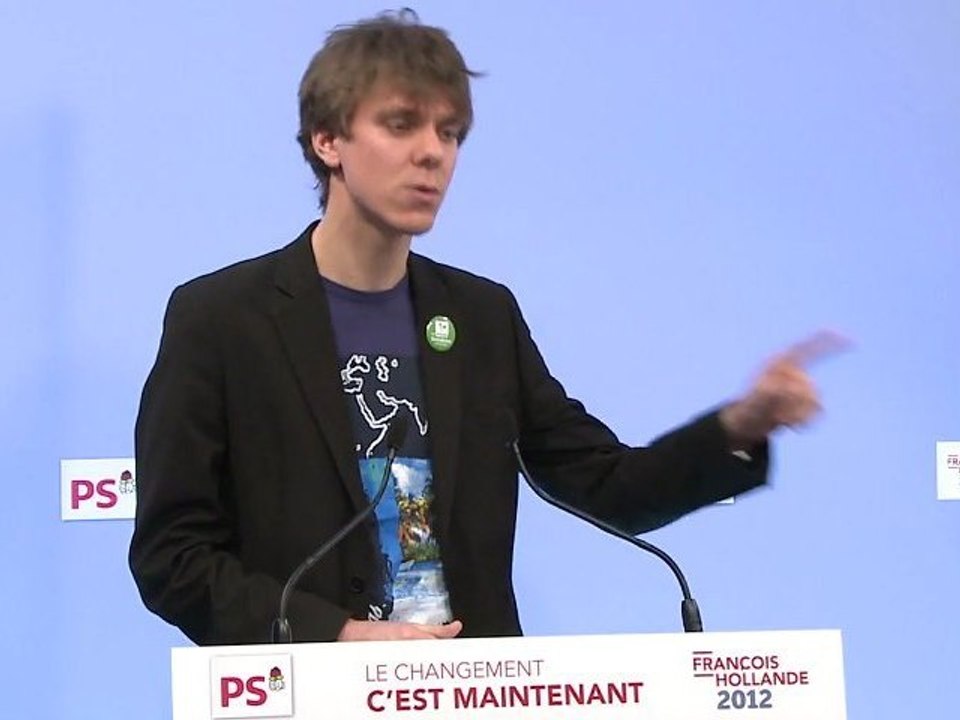 Les Jeunes avec Hollande :  "François Hollande mobilise les jeunes avec un projet qui s'adresse d'abord à l'ensemble des français