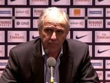 Conférence de presse René Girard après le PSG