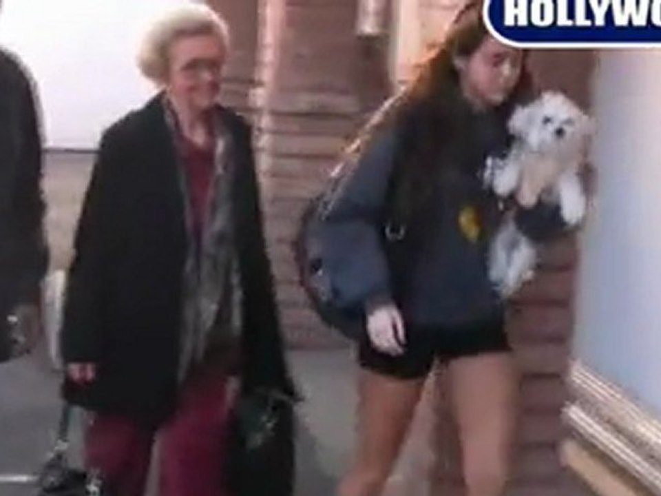 Miley Cyrus and Grandma Drop Into The Studio