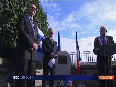 Inauguration de square des Justes parmi les Nations à La Celle Dunoise