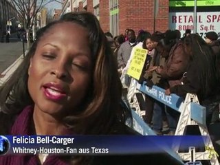 Abschied von Whitney Houston: Letztes Geleit für einen Superstar