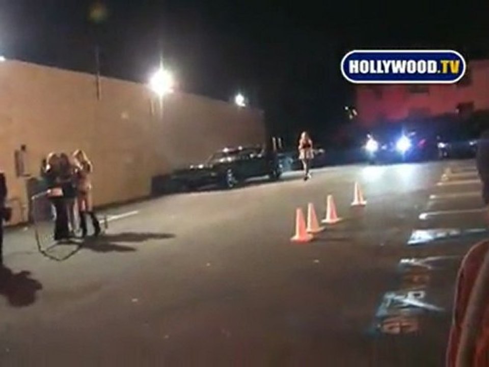 Lindsay Lohan At Voyeur Nightclub