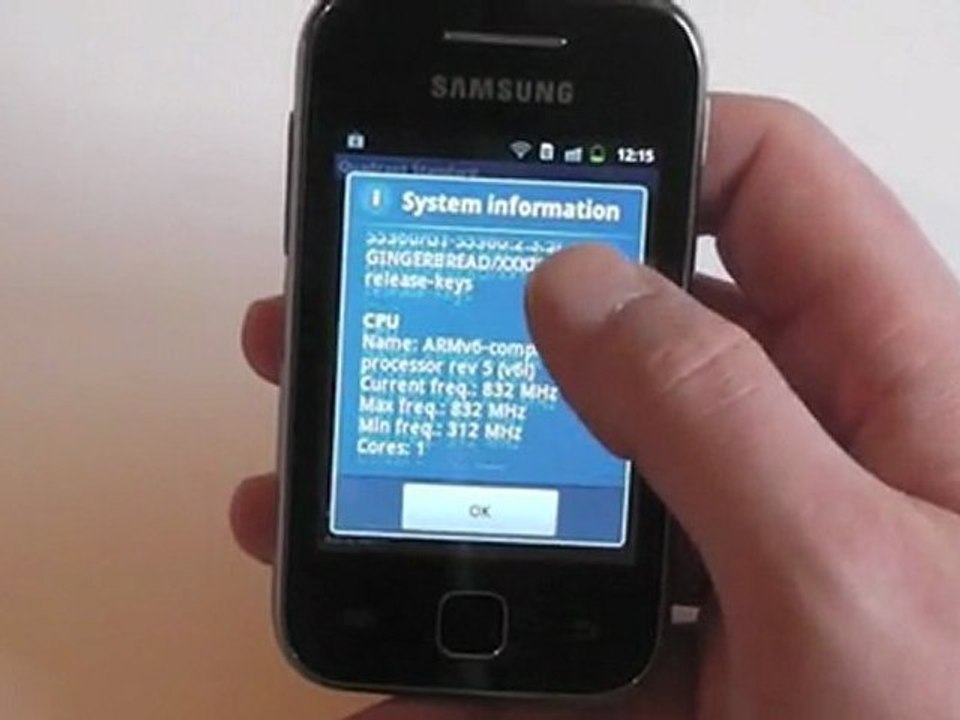 Samsung Galaxy Y Test  / Review HD Deutsch / German Galaxy Young