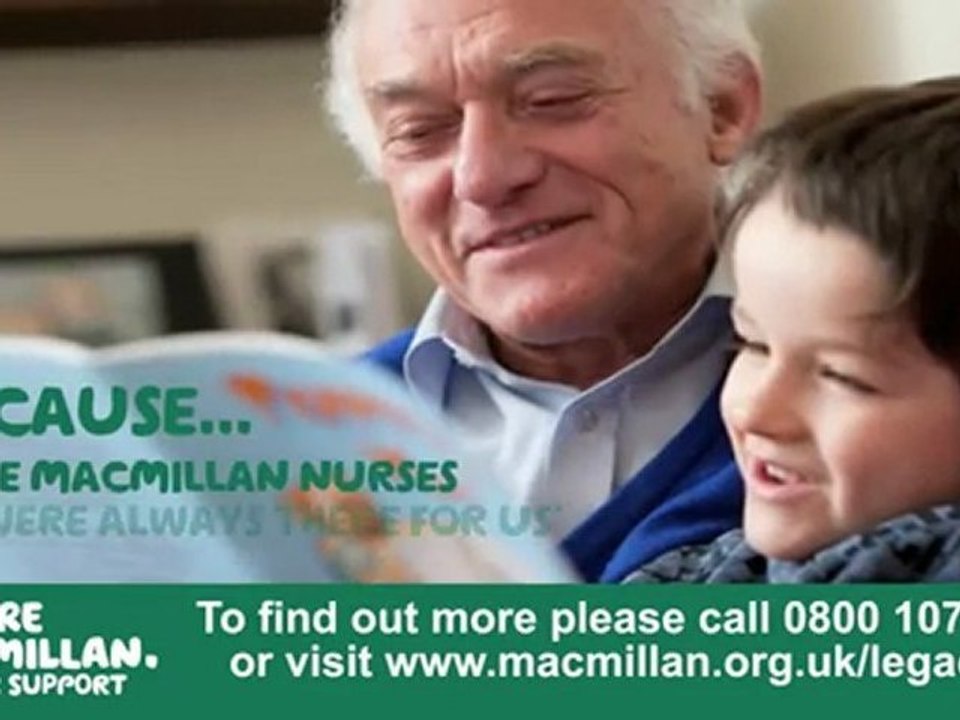 Why Macmillan are in my will.....
