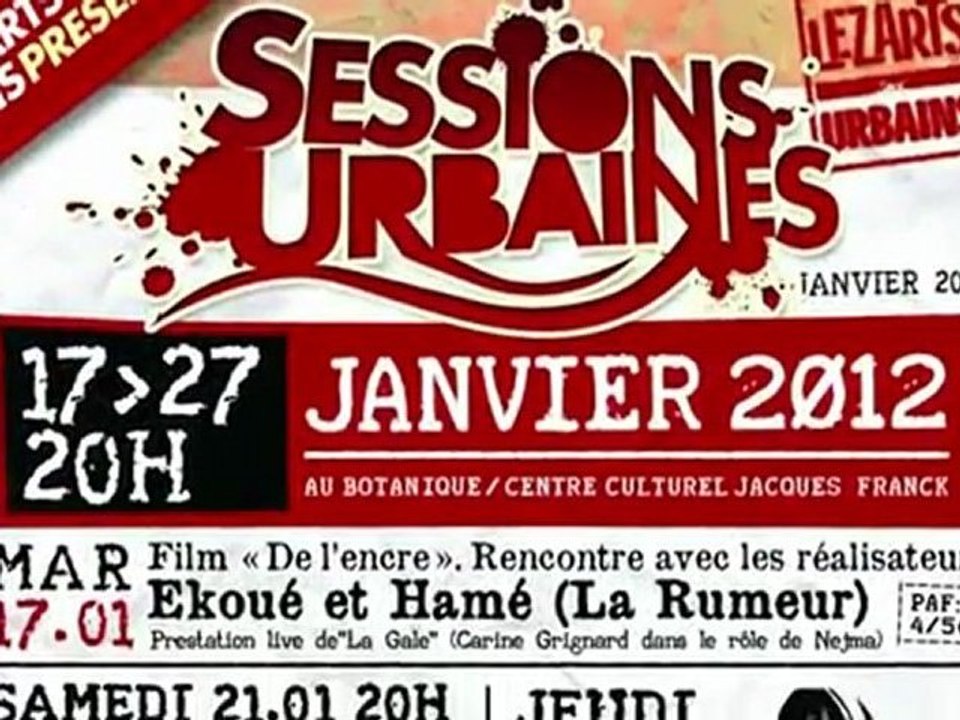 Teaser Sessions Urbaines 2012  LHexaler