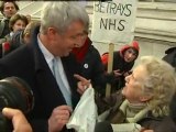 Andrew Lansley heckled over NHS reforms