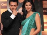 Katrina Kaif as the female lead opposite Aamir Khan in 'Dhoom:3'