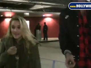 Emily Osment Exits ArcLight in Hollywood