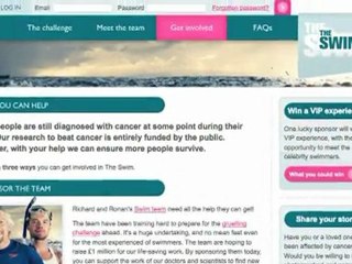 CRUK | The Swim | Pamela Stephenson talks about the challenge to swim the Irish Sea - The Swim