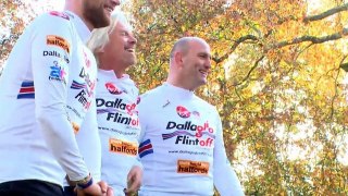 CRUK | Cycle Slam 2012 | Lawrence Dallaglio and Freddie Flintoff