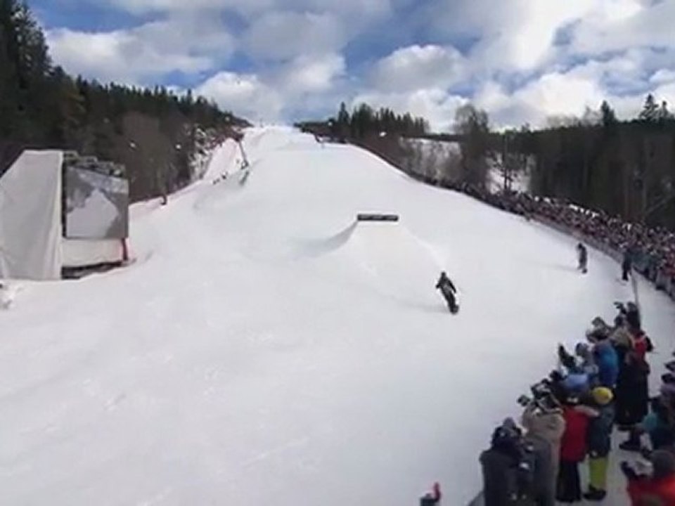 TTR Tricks - Sebastien Toutant 2nd Place Run At Slopestyle World Snowboarding Championships