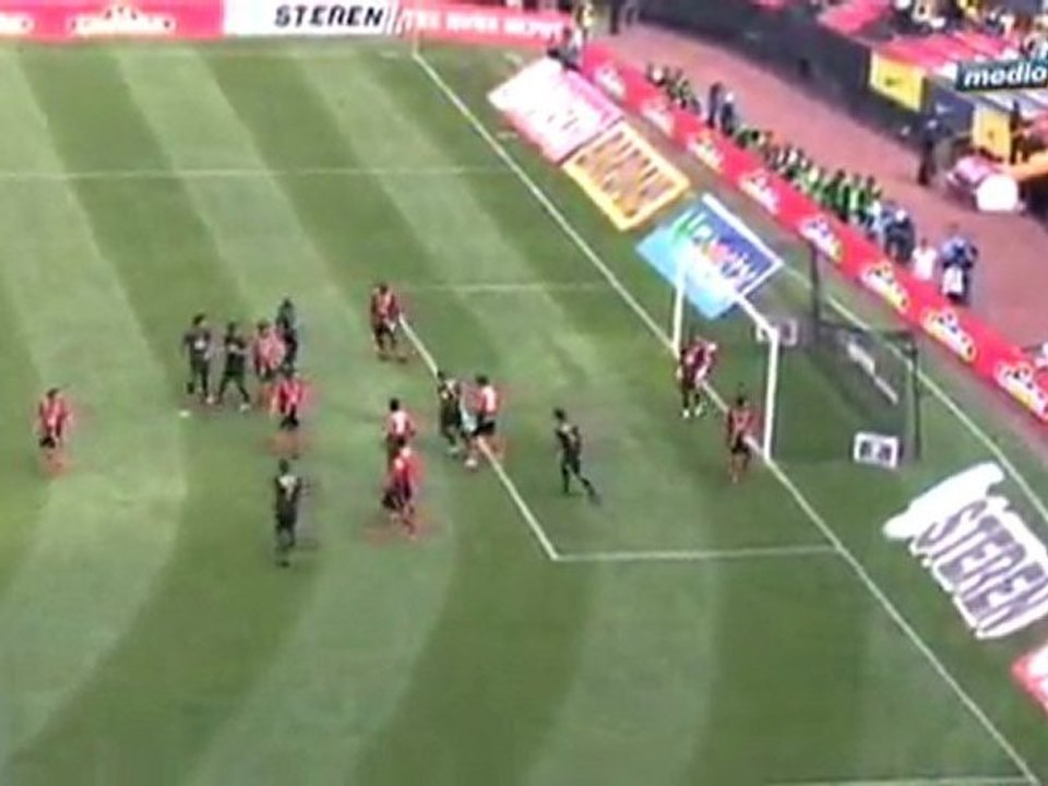 MT - Goles: Ame vs Pach, 19 de febrero 2012