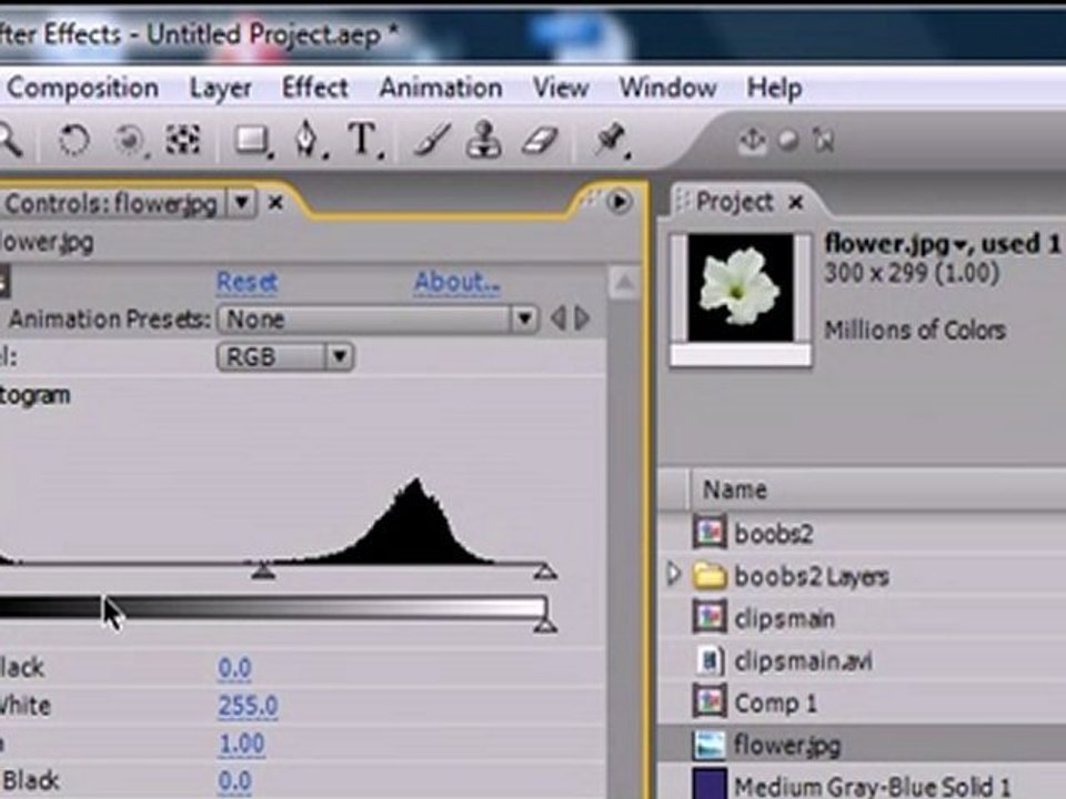 After Effects Tutorial - 21 - Contrast of Mattes