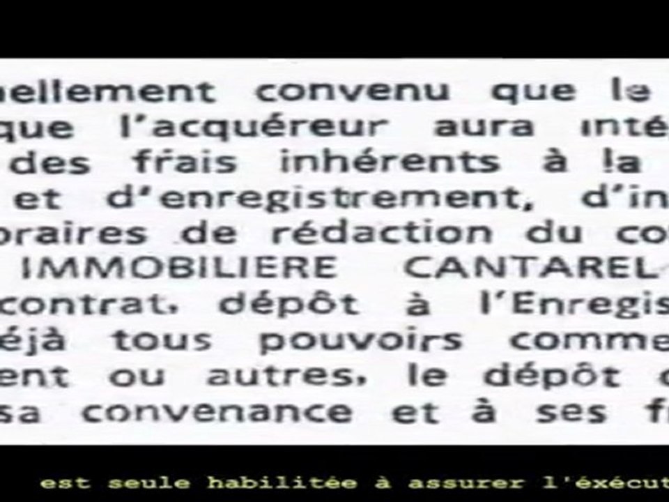 CONTRACTER AVEC CANTAREL IMMOBILIER