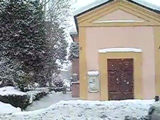 Nevicata sulla Chiesina di Ponte Samoggia (Anzola EmiliaBO)