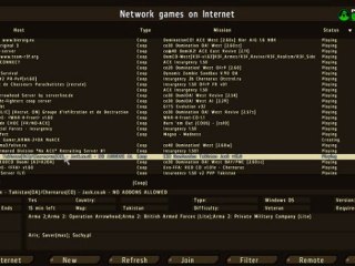 Problems joining Arma 2 OA multiplayer games