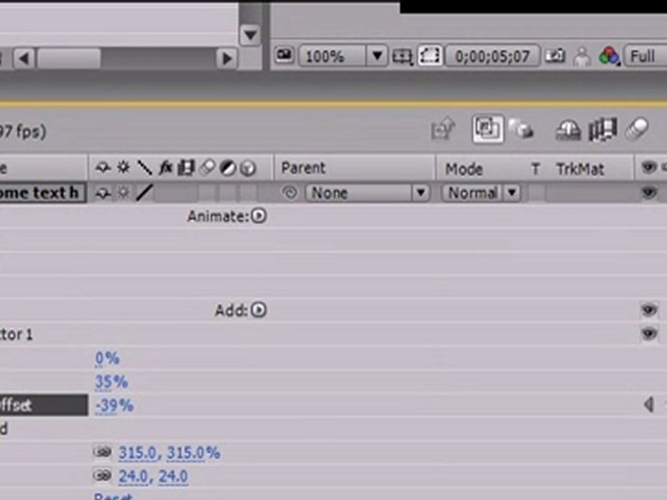 After Effects Tutorial - 33 - Waterfall Text Animation