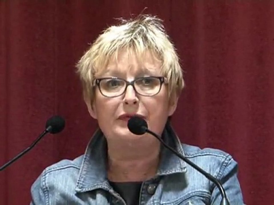 MARTINE MILLET AU MEETING DU FRONT DE GAUCHE DE MIGENNES