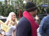 Sex Stars Karissa Shannon, Sam Jones IIIrd Enter Staples Center