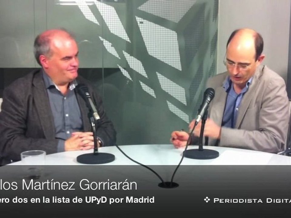 PD entrevista a Carlos Martínez Gorriarán (UPyD) - 24 de octubre de 2011