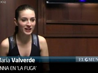 Maria Valverde en el rodaje de La Fuga