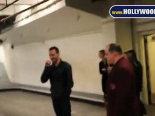 Michael Fassbender leaving Arclight Cinemas