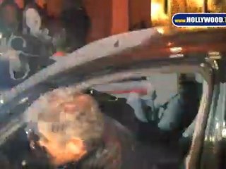 George Clooney and Stacy Keibler out to dinner.