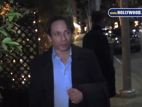 Chris Kattan outside Mr Chow