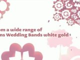 Mens Wedding Bands White Gold