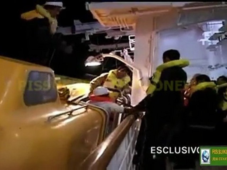 Costa Concordia - new video on the escape  - rel.date 11.02.2012