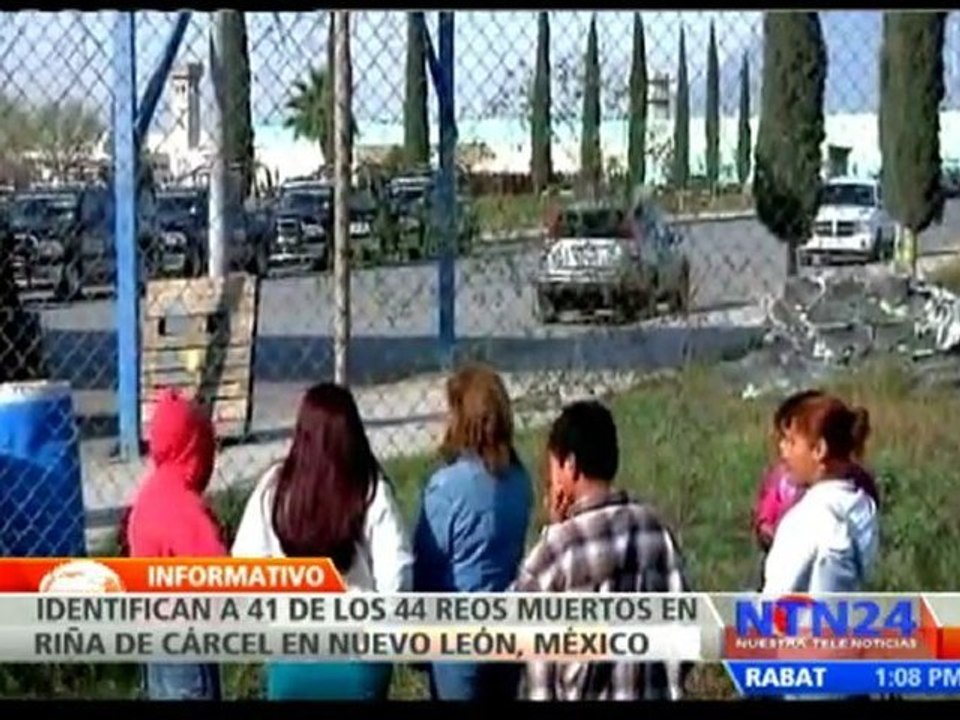 Forenses identifican 41 personas de las 44 que murieron en riña de cárcel de México