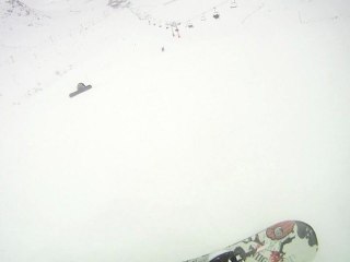 SNOWBOARD EN SAN ISIDRO - MANU - ERIC - FEBRERO 2012