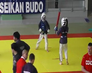 damien jeault combat  baton vs ?