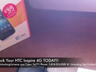 How To Unlock HTC Inspire 4G