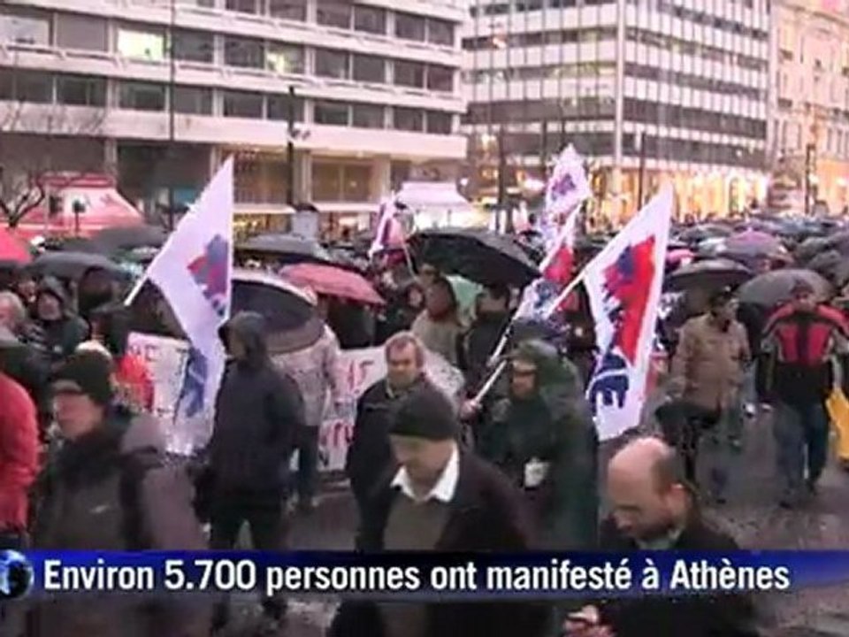 Grèce: faible mobilisation des opposants à la rigueur