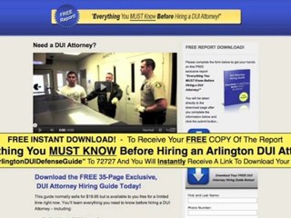 Arlington Criminal Defense Attorneys-Download Our FREE Guide