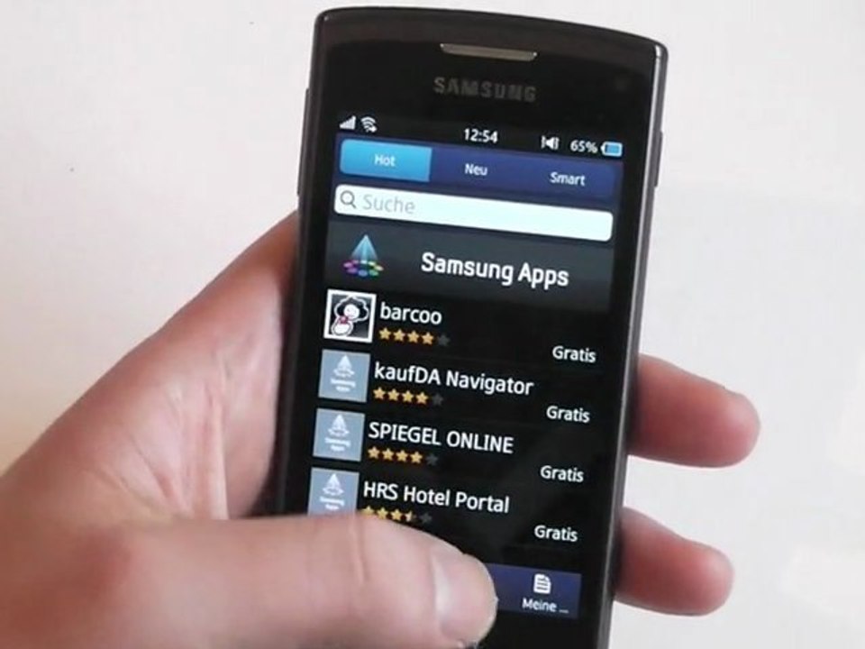 Samsung Wave 3 Multimedia Test / Review HD Deutsch / German S8600