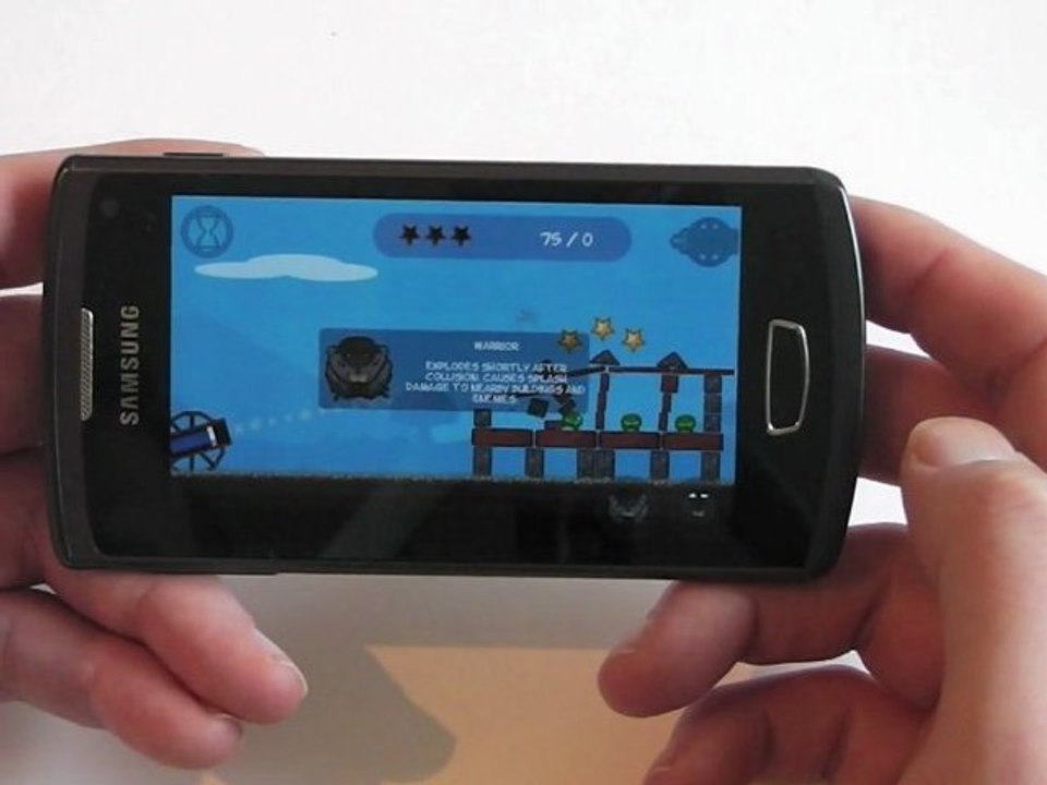 Samsung wave 3 gaming test / review hd deutsch / german s8600