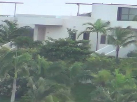 Zooming in Viceroy Hotel in Anguilla, British West Indies (caribbean island)