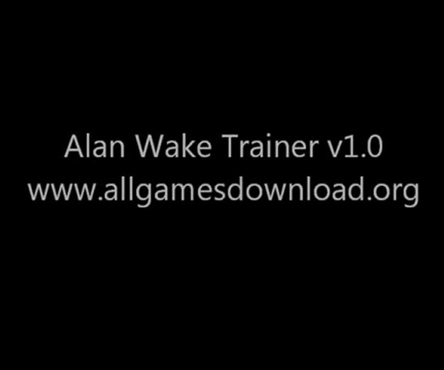 Alan Wake Trainer Hack 2016 FREE Download