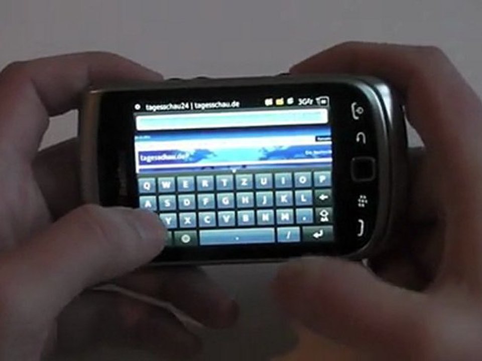 BlackBerry Torch 2 9810 Internet Test / Review HD Deutsch / German