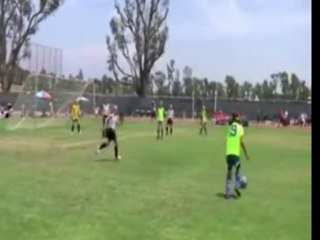 Little Girl Owned by Soccer Ball